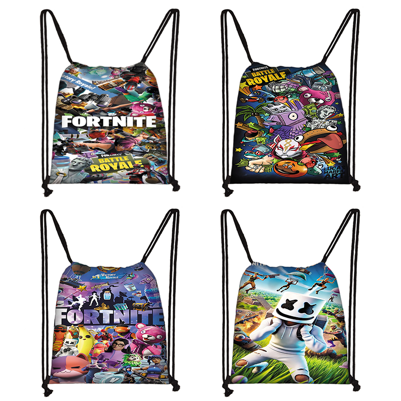 Yoga Fitness Bag - กระเป๋าเป้สะพายหลังลายพิมพ์สำหรับเด็ก ผู้ชาย ลายเกมส์ฮิต-F-FortniteS ผู้หญิง ลายฟุตบอล กีฬา