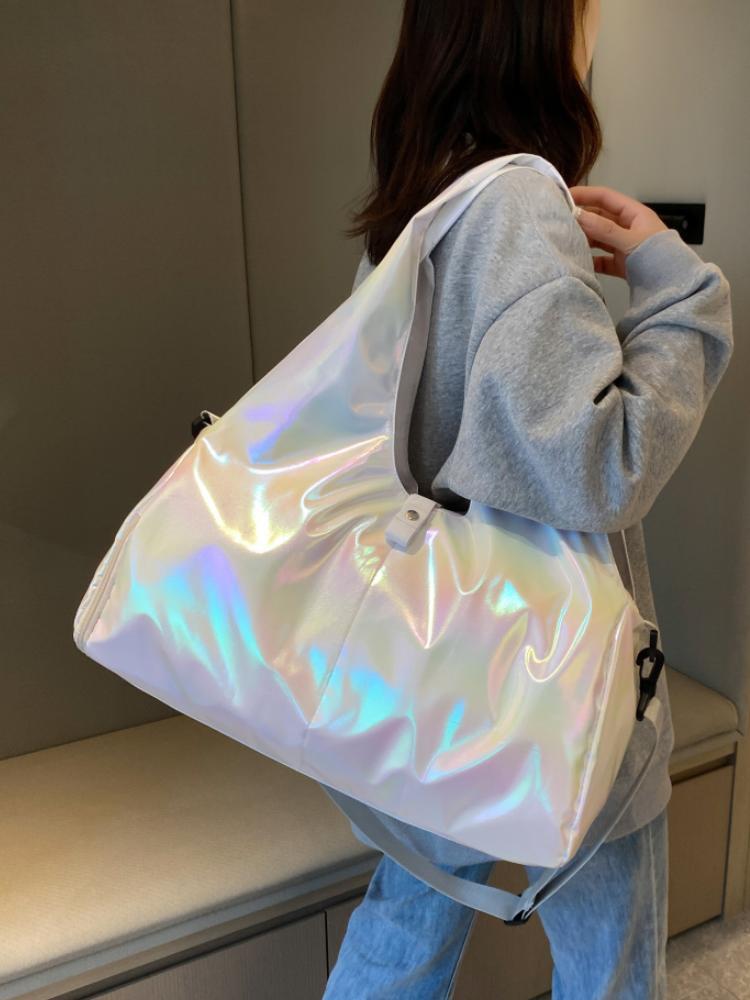กระเป๋าฟิตเนสแบบมันเงาสำหรับผู - Yoga Fitness Bag บทวิจารณ์และราคา