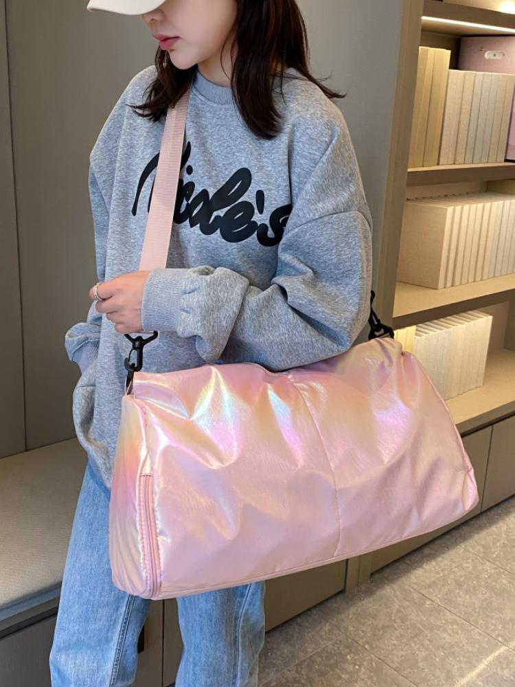 กระเป๋าฟิตเนสแบบมันเงาสำหรับผู - Yoga Fitness Bag บทวิจารณ์และราคา