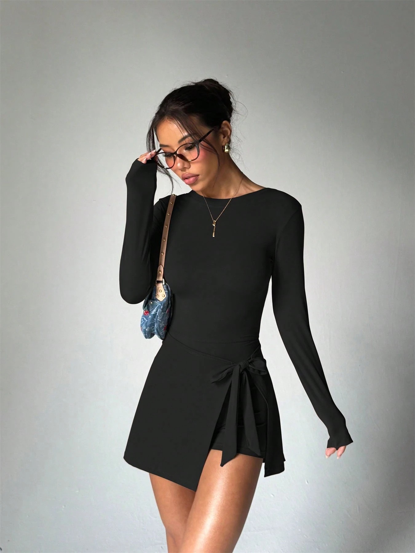 ชุดออกกำลังกายกระโปรงเทนนิสแขน - Yoga Fitness Outfit บทวิจารณ์และราคา