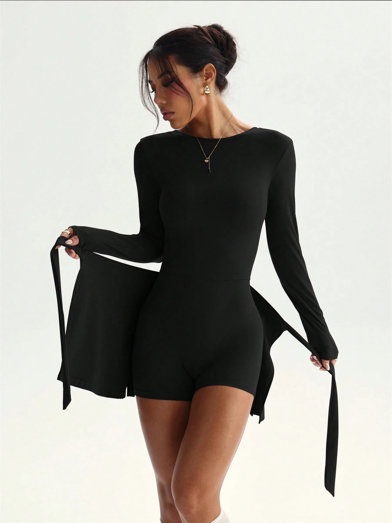 ชุดออกกำลังกายกระโปรงเทนนิสแขน - Yoga Fitness Outfit บทวิจารณ์และราคา