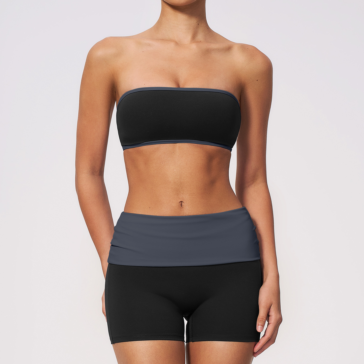 ชุดออกกำลังกายผู้หญิงแบบสองชิ้ - Yoga Fitness Outfit บทวิจารณ์และราคา