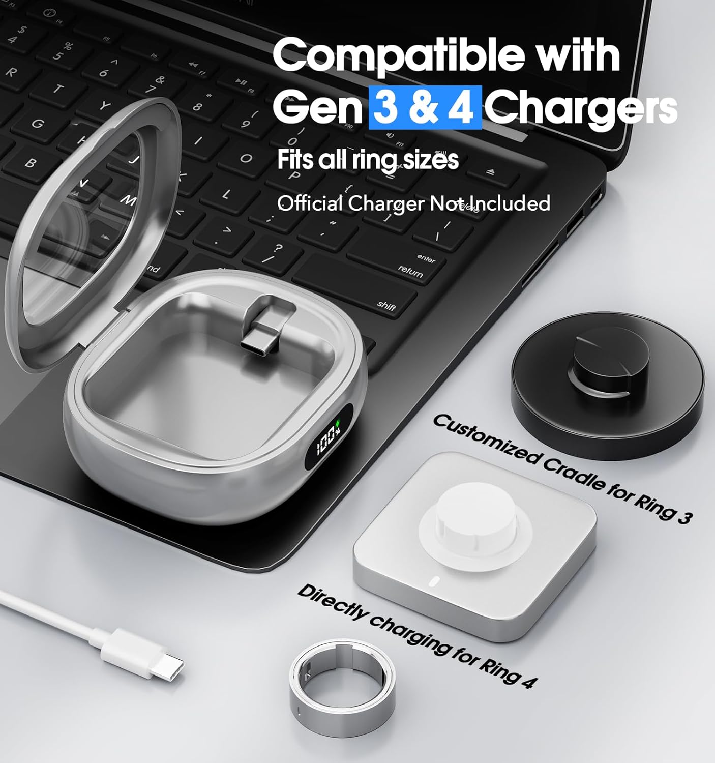 กล่องชาร์จแบบพกพาสำหรับแหวนสมา - Gymnastics Rings บทวิจารณ์และราคา