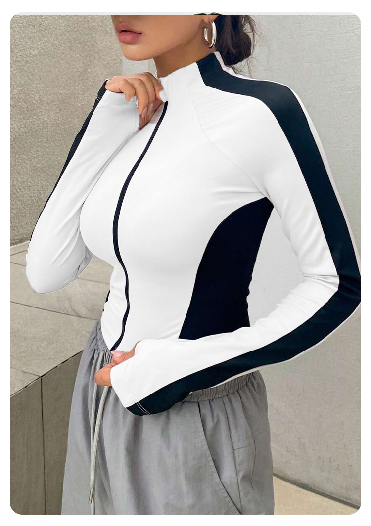 เสื้อโยคะคอตั้ง แจ็คเก็ตสำหรับ - Yoga Fitness Usa บทวิจารณ์และราคา