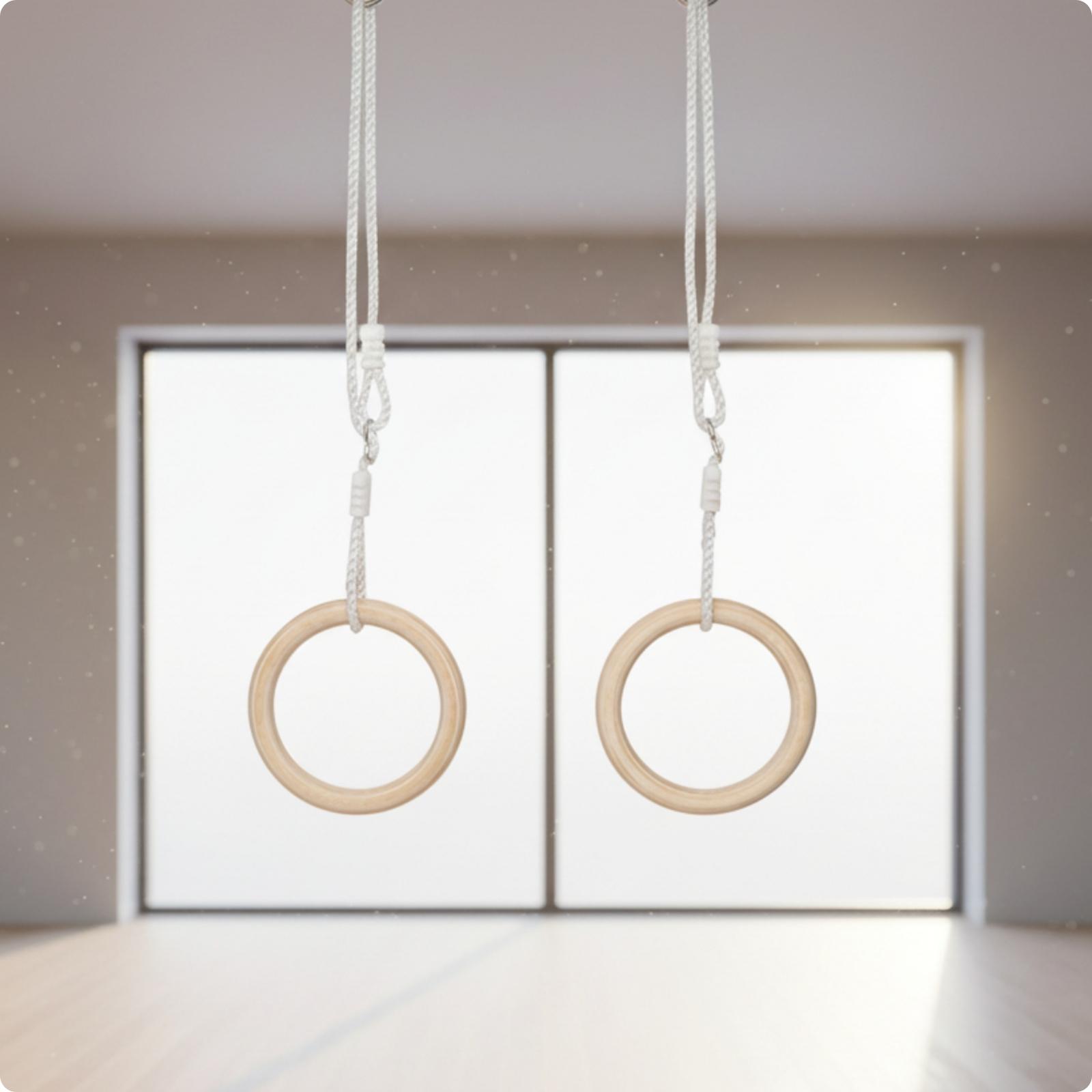 ห่วงแกว่งสำหรับเด็กปรับระดับได - Gymnastics Rings บทวิจารณ์และราคา