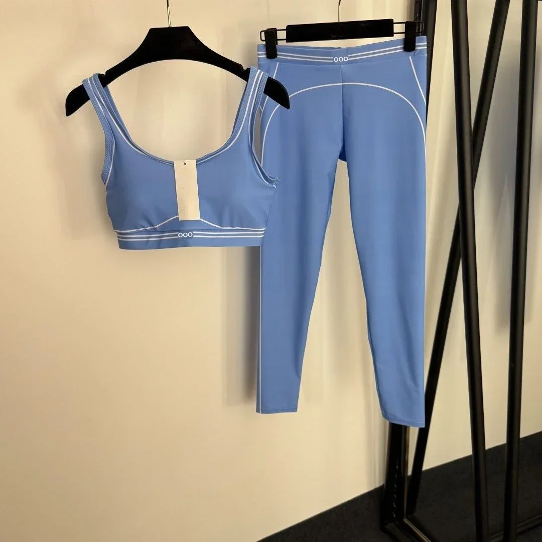 ชุดออกกำลังกายสองชิ้น เสื้อกล้ - Yoga Fitness Outfit บทวิจารณ์และราคา