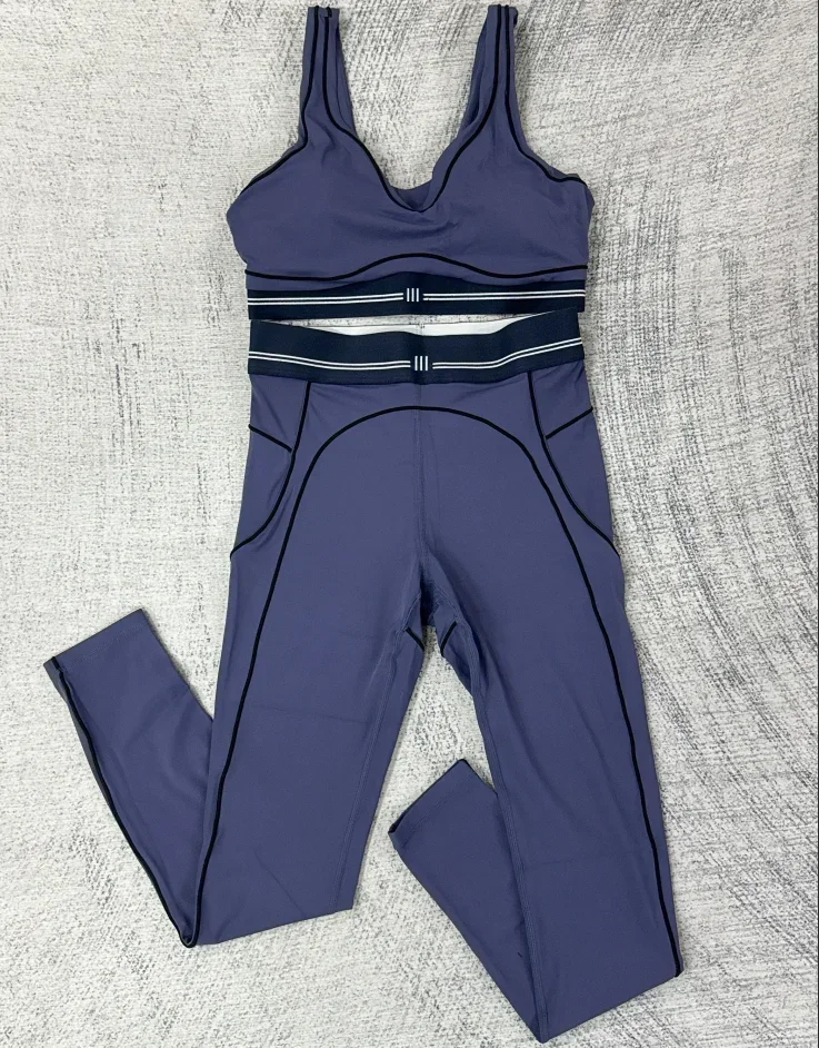 ชุดออกกำลังกายสองชิ้น เสื้อกล้ - Yoga Fitness Outfit บทวิจารณ์และราคา