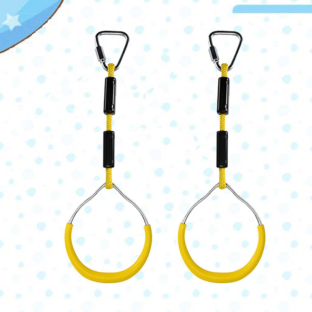 ห่วงปีนป่ายสำหรับเด็ก 2 ชิ้น ส - Gymnastics Rings บทวิจารณ์และราคา