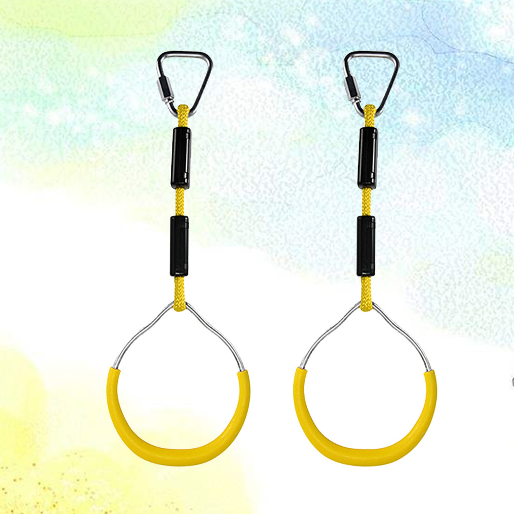 ห่วงปีนป่ายสำหรับเด็ก 2 ชิ้น ส - Gymnastics Rings บทวิจารณ์และราคา