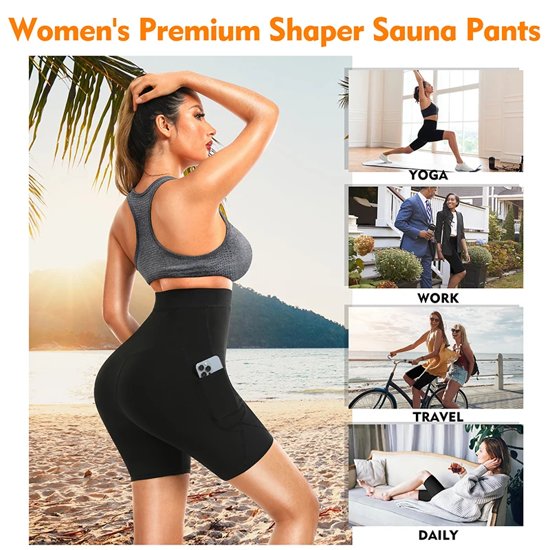 กางเกงซาวน่ากระชับสัดส่วน กางเ - Waist Trainer Women บทวิจารณ์และราคา