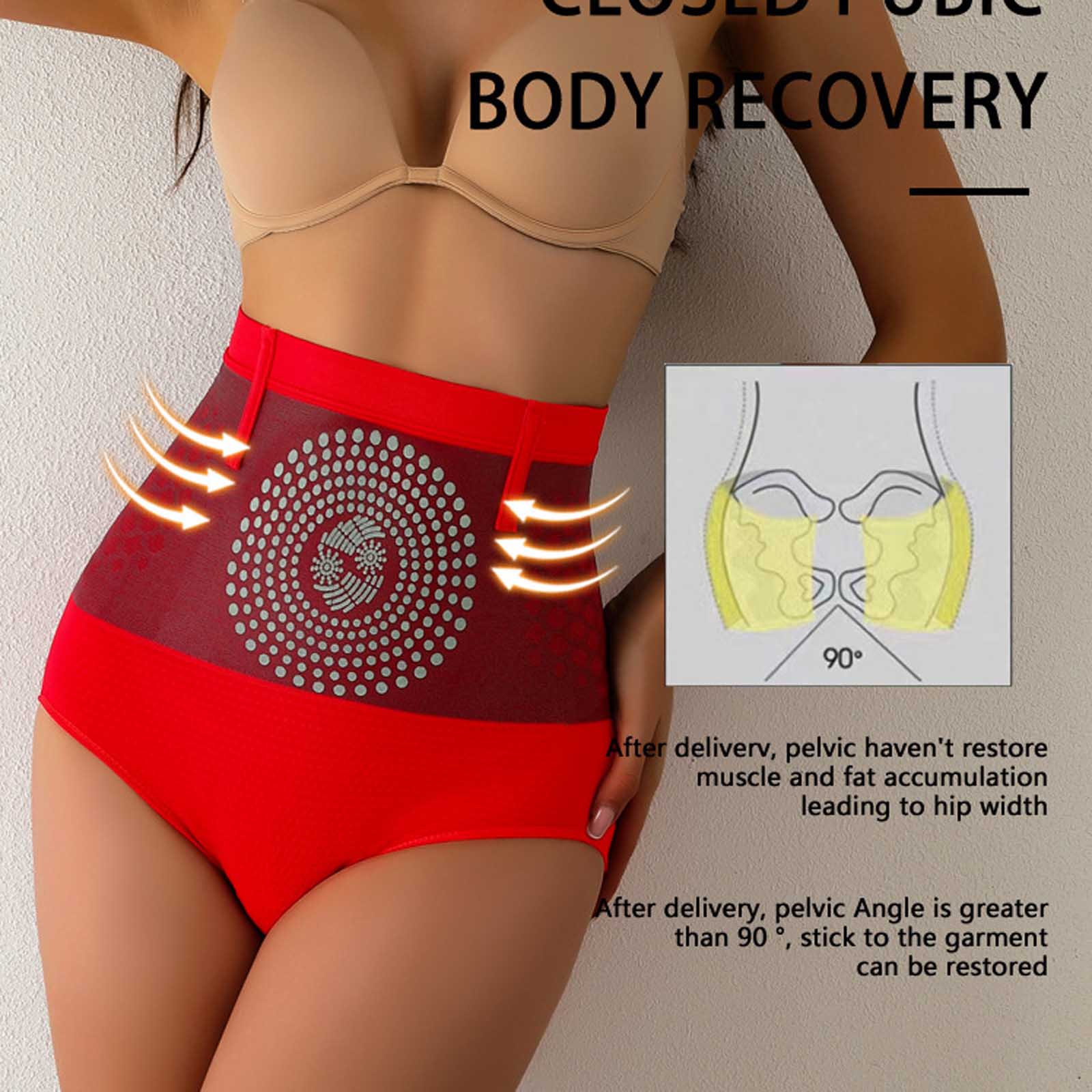 กางเกงในกระชับสัดส่วนเอวสูง ไร - Waist Trainer Women บทวิจารณ์และราคา